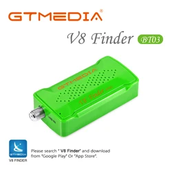GTMEDIA Satellite Signal Meter V8 Finder BT03 Adjust Satellite Phone Control HD Signal Supports Android and iOS OS