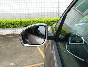 

ABS Chrome Side Rearview Mirror Frame Cover Trim Accessories For Land Rover Range Rover Evoque 2014-2017,Jaguar F-pace X761