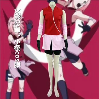 

Shippuden Naruto Sakura Haruno Cosplay Costume