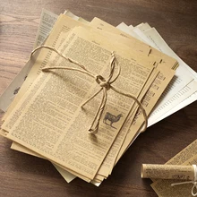Papier kraft Vintage pour vieux livre, 57 pièces/lot, matériel de collage décoratif, papeterie pour journal intime, DIY bricolage