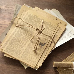 Papier kraft Vintage pour vieux livre, 57 pièces/lot, matériel de collage décoratif, papeterie pour journal intime, DIY bricolage 