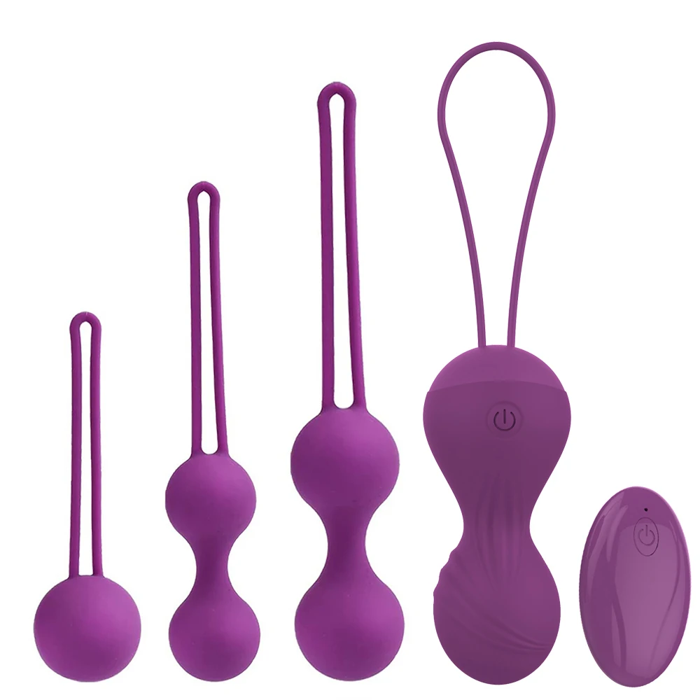 Kegel Balls Vibrator Set With Wireless Remote Control Egg_voghion.com