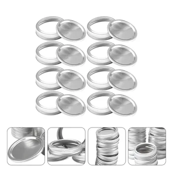 

24pcs Reusable Simple Convenient Bottle Cover Sealing Caps Household Bottle Lid for Tea Mason Jar Bottle