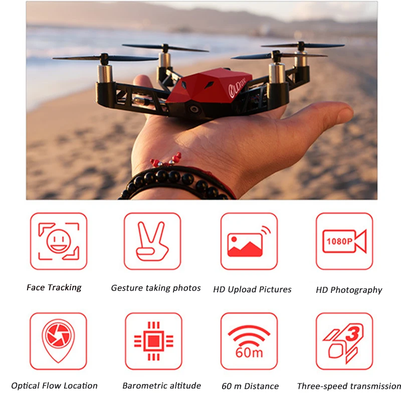 Samrt UDrone mi nd Дрон для чтения HD AI камера для слежения за лицом 1080P PK Дрон 4k mi Дрон воздушный Дрон воздушная широкоугольная камера PK mi Дрон