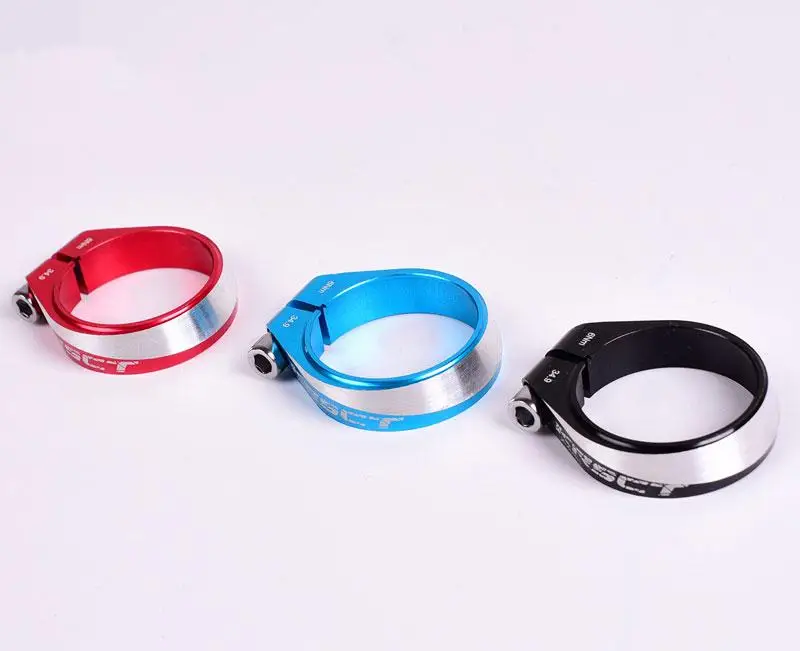 Seat Post Clamp CNC 6061 aluminum alloy 34.9MM mountain bike road bike  ultra light bicycle seat pipe clamp for 31.6MM Seatposts