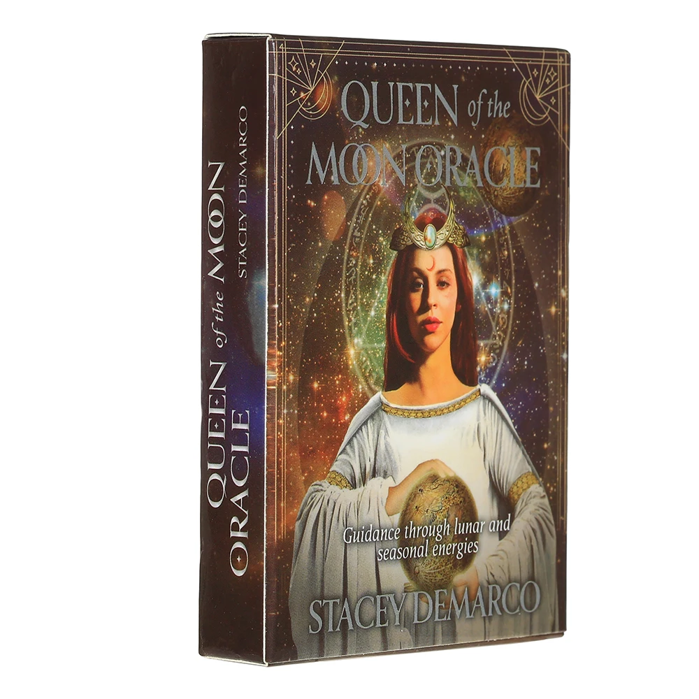 

44 Pcs Oracle Queen of the Moon oracle cards Tarot l Oracle Card Board Deck Magic Essential Palying Cards For Party Game Toy