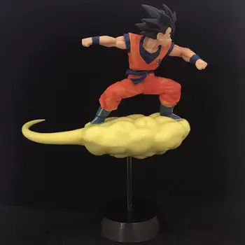 

new 18CM Dragon Ball Z Son Goku Somersault Cloud Anime Figure Collection
