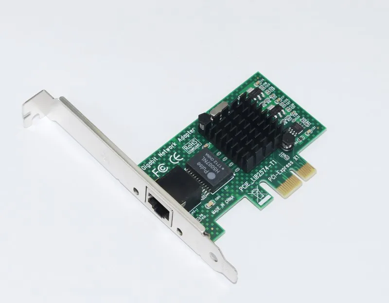 Для Intel 82574L Чипсет EXPI9301CT 9301CT Gigabit Ethernet для рабочего стола PCIE X1 сетевой адаптер 10/100/1000 Мбит/с NIC для компьютера