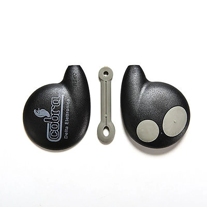 Чехол для ключа автомобиля, красивый чехол для дистанционного ключа, чехол для автомобиля, 2 кнопки, черный, прочный, для кобры, сигнализация