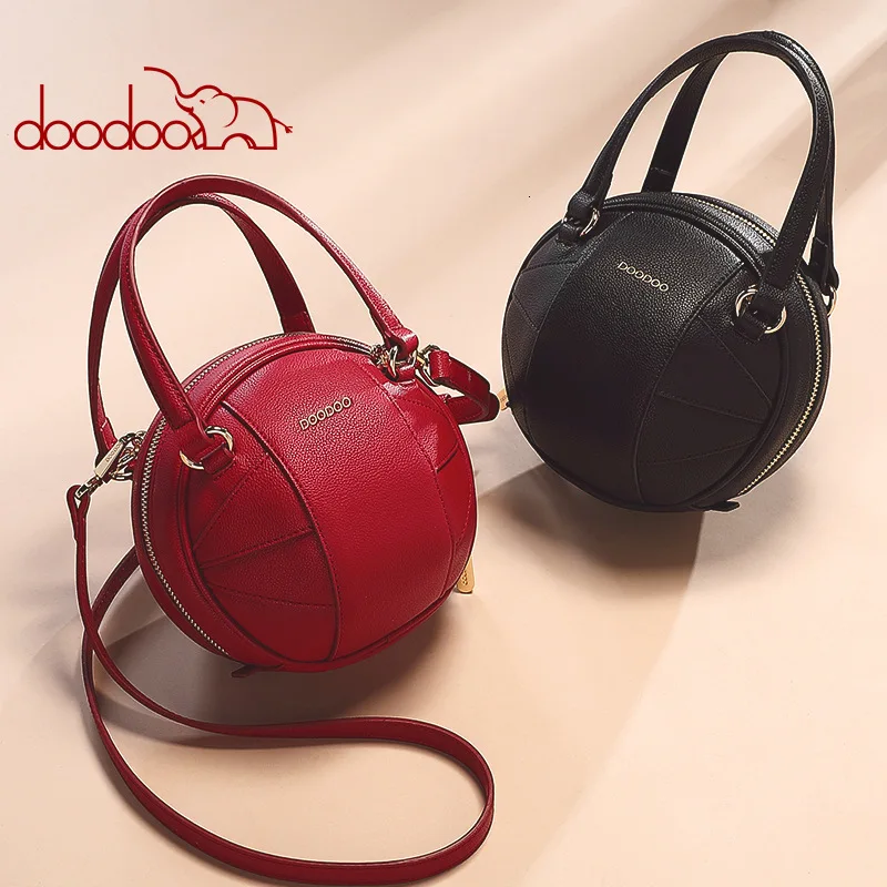 Small Ball Shape Round Shoulder Bag For Women Female PU Leather Fashion Messenger Flap Crossbody Bags Portable Women Handbags