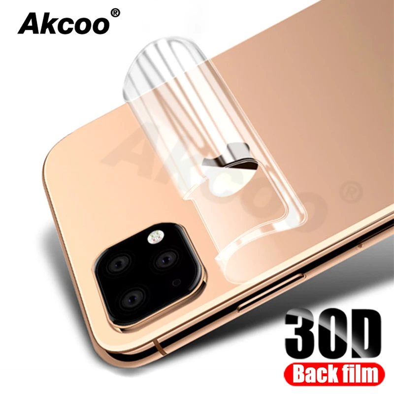 Гидрогелевая Пленка премиум-класса для iPhone 11 Pro Max Защитная пленка задней панели с