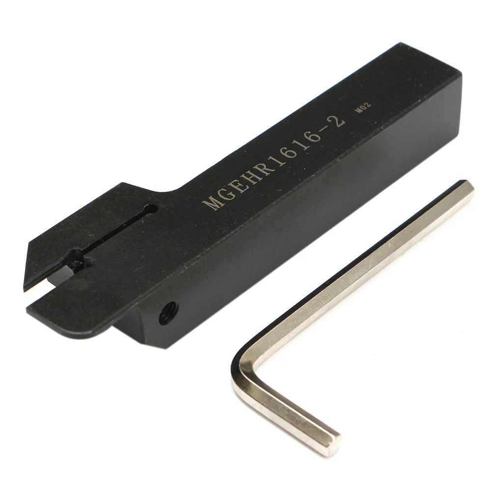 

MGEHR1616-2 16x100mm Grooving Parting Cut-Off Tool Holder + Wrench for 2mm MGMN200