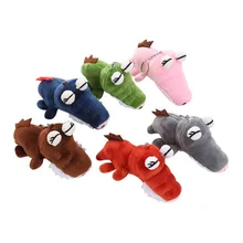 Llavero mochila accesorios lindos juguetes de peluche Scrocodile suave animales de peluche muñecas regalo Mini speelgoed catching doll(China)