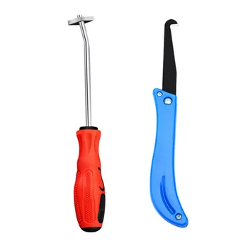 

2pcs Grout Cleaner Prime Durable Sturdy Grout Cleaner Scraper Sealant Remover Caulking Tool for Bathroom Bedroom Home Office