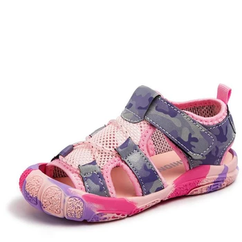 

2020 summer new children's sandals boys' beach shoes small and medium children girls' leisure Baotou sandals