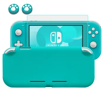

For Nintendo Switch Lite Case Cover Tempered Glass Screen Protector For Switch Lite Soft Cover Shell HD Screen Protector