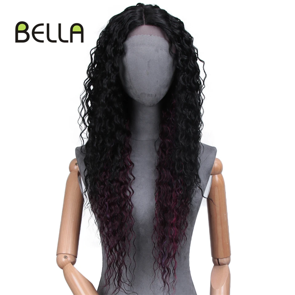 Afro Kinky Curly Lace Front Wig Synthetic Wigs For Black Women