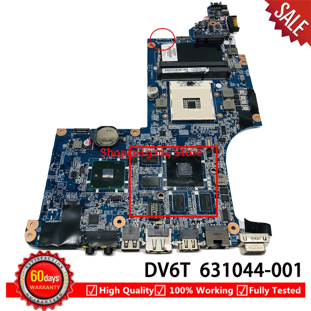631044-001 материнская плата для ноутбука HP pavilion DV6 DV6T DV6-3000 DA0LX6MB6I0 DA0LX6MB6F2 DA0LX6MB6H1