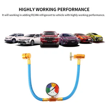 

R134A Automotive Air Conditioning Fluoride Tube Fast Pass Fluoride Valve Refrigerant Filling Tube With Table