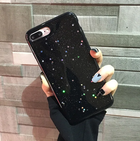 Чехол для iphone 12 11 Pro XS MAX XR 7 8 plus прозрачный чехол со звездой оболочка чехлы 6 s 5s se Mini
