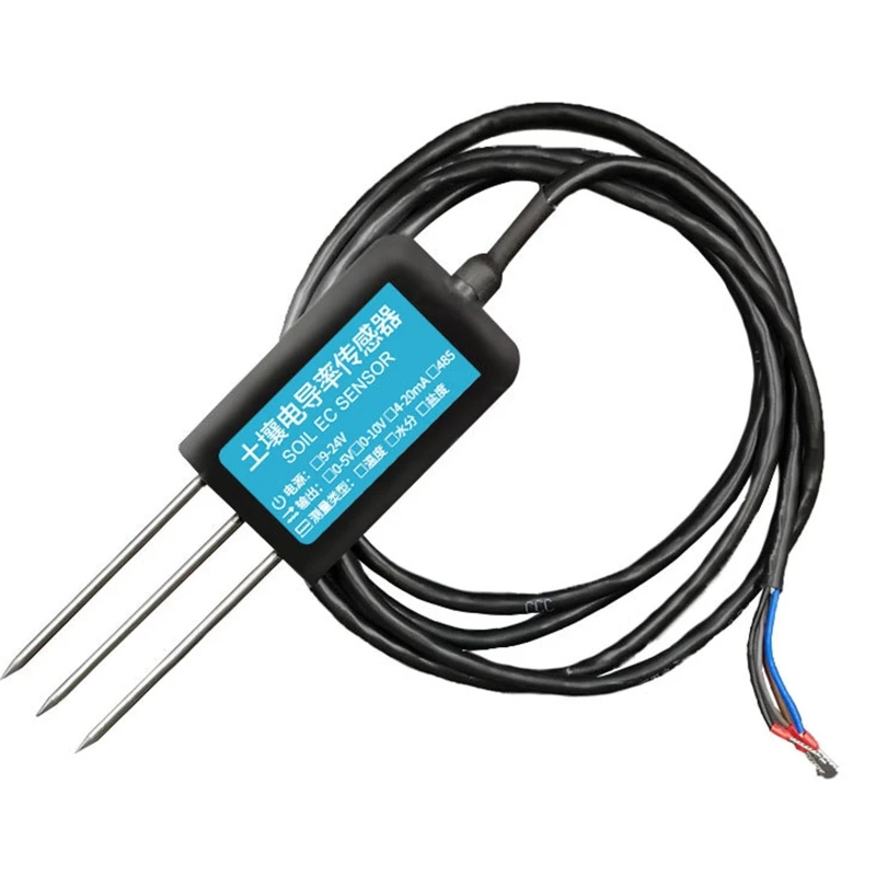 

Three-in-one Soil Salt Sensor Soil Temperature/Humidity/Conductivity Detector
