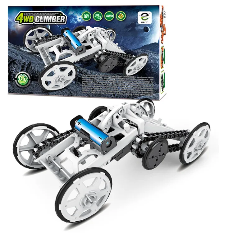 

Creative Toy New Style Saline Power Toy Car Salt Waterwheel Self-Loading Assembled Climbing Space Vehicle Diy003 Now