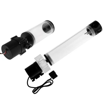 

Cylinder Water Tank G1/4 Thread 19W Sc600 Pump Computer Water Cooling Radiator Water Cooling Cooler For Computer Cpu