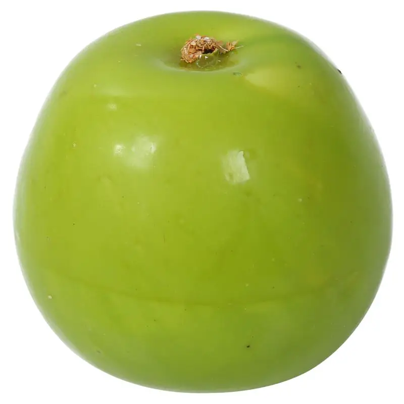 Hot Sale 12 pcs Decorative Large Artificial Green-Apple Plastic Fruits Home Party Decor | Дом и сад