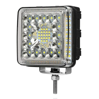 

6500K 4-Inch Square Work Light, Aluminum Alloy 16LED Light, Beam Side Spotlight,for Off-Road Truck ATV UTV SUV Tractor
