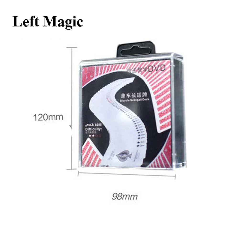 Original Svengali Deck ( DVD+Gimmic ) playing card magic tricks Playing Stripper Marked Tape props | Игрушки и хобби