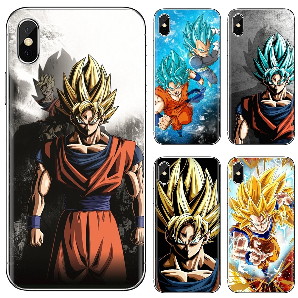 For Sony Xperia Z5 XZ XA1 XA2 Premium ULTRA 10 X L2 Dragon Ball Z Anime Goku Super Drawings Soft TPU Phone Case | Мобильные телефоны