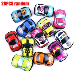 Cartoon Toys - Cute Pull Back Plane and Car Set for Kids - Fun Kindergarten Playset (20 - Pack) (20pcs car)