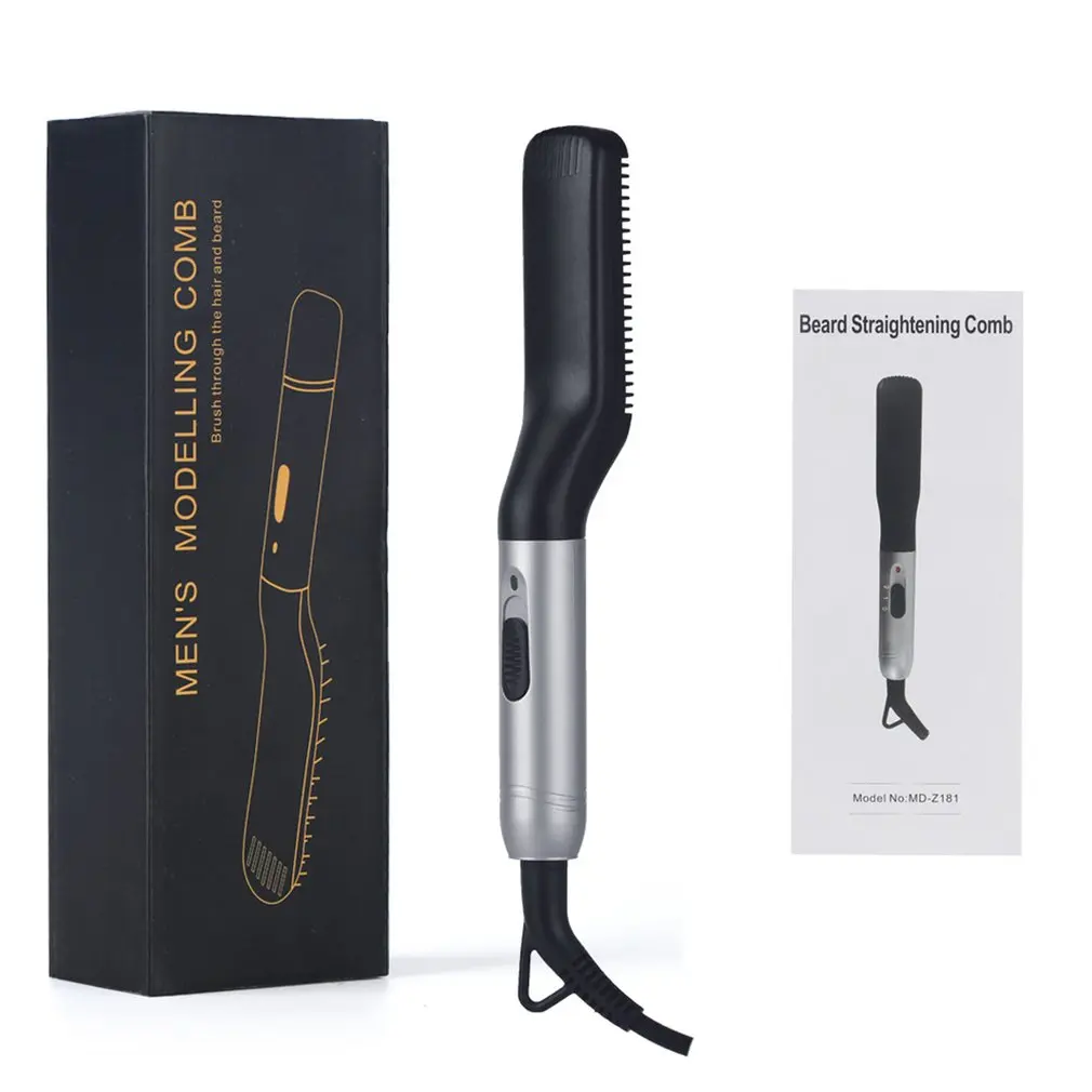 Günstige Tragbare Männer Gerade Haar Kamm Multi Funktion Haar Kamm Bart Stil Kamm Tut Nicht Weh Haar Haarglätter
