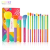 Docolor 15pcs Makeup Brushes Professional Powder Foundation Eyeshadow Make up Brush set Synthetic hair Colourful Makeup Brushes ► Photo 1/6