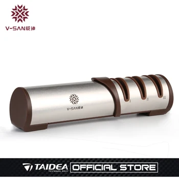 

V-SAN Diamond Professional Kitchen Knife Sharpener knife afiador diamante TAIDEA TV1702 household Sharpening Machine