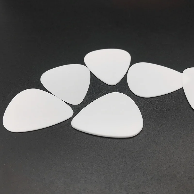 Sublimation Guitar Picks Heat Transfer Musical Instrument Pick Guzheng Picks DIY Christmas Gift Happy New Year