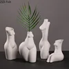 Nordic Nude Figures Vase Human Body Ceramic Vases Bust Character Plant Pots Decorative Flower Arrangement Home Decoration Modern 1