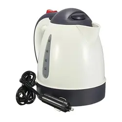 Hervidor de agua caliente para coche, calentador de acero inoxidable de gran capacidad para café, té y camión, 12V, 24V, 1000ml