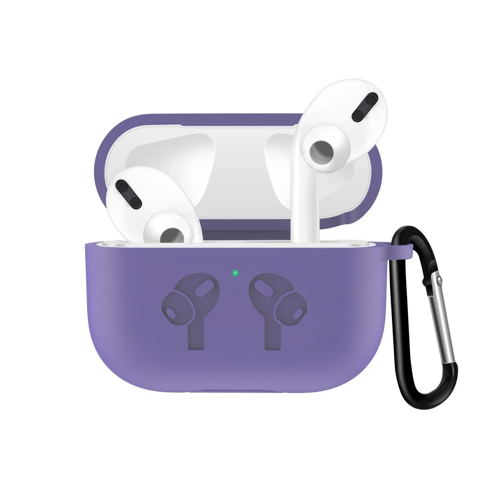 LP Ультратонкий силиконовый чехол для AirPods Pro с беспроводной зарядкой, силиконовый защитный чехол, bluetooth-гарнитура, противоударный чехол - Цвет: LP