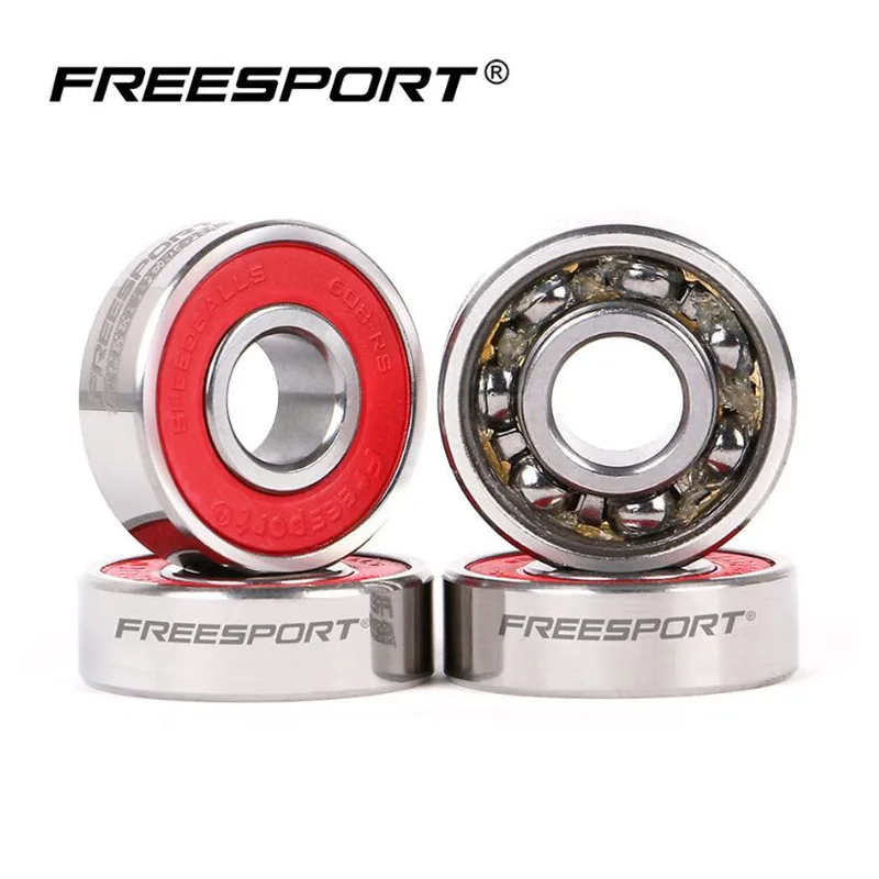 Роликовые коньки FREESPORTS 608RS подшипники для роликовых коньков 7 бусин 8*22*7 мм