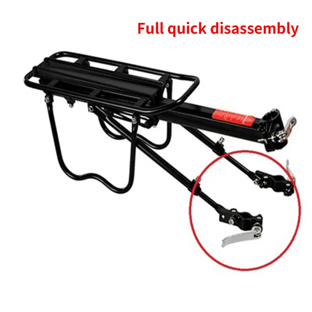 

Bicycle Carrier Bike Luggage Cargo Luggage Carrier Aluminum Shelf Saddle Bags Holder Stand Support With Mount Tools