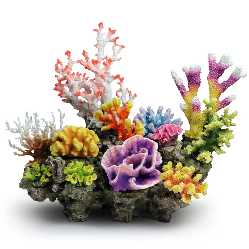 1744円 【SALE／37%OFF】 2x樹脂サンゴ水族館水槽装飾植物用品ホーム