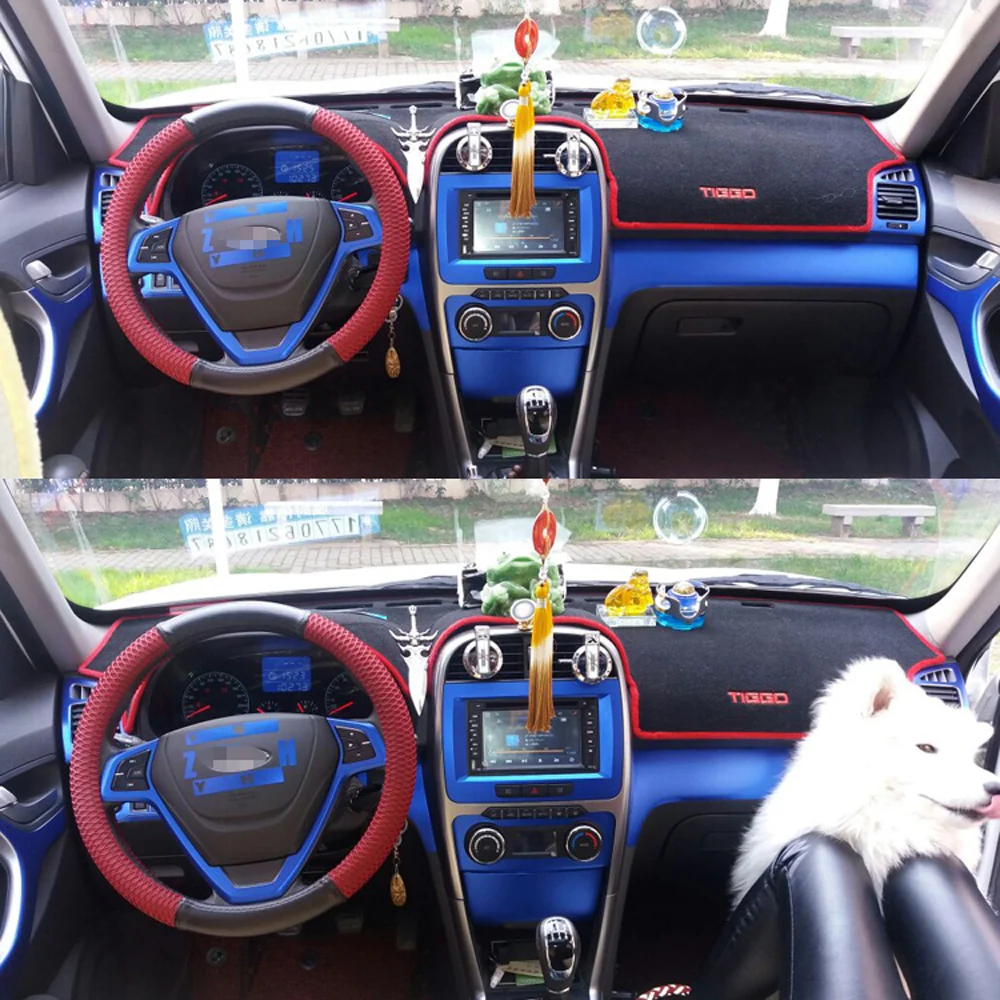 Для Chery Tiggo T11 2010 2015 внутренняя Центральная панель управления дверная ручка 5D