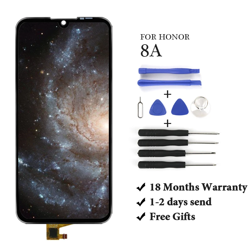 

LCD Screen For Huawei Honor 8A LCD Display+Touch Screen With Frame Replacement For Huawei Honor 8A 6.09'' LCD Digitizer Display
