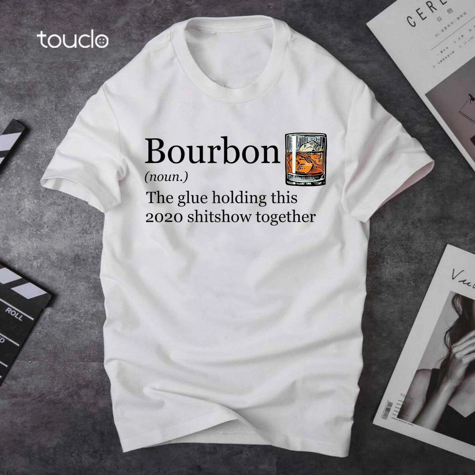 Футболка унисекс с клеевой поверхностью Bourbon Noun 2020 | Мужская одежда