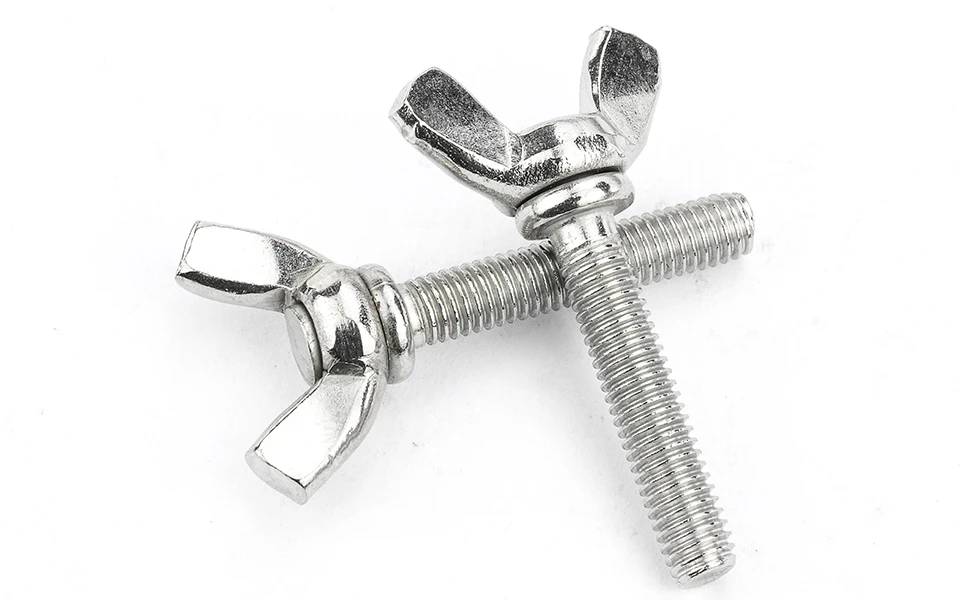 inoxidável, Butterfly Screw Set, Wing-Head, thumb Kit