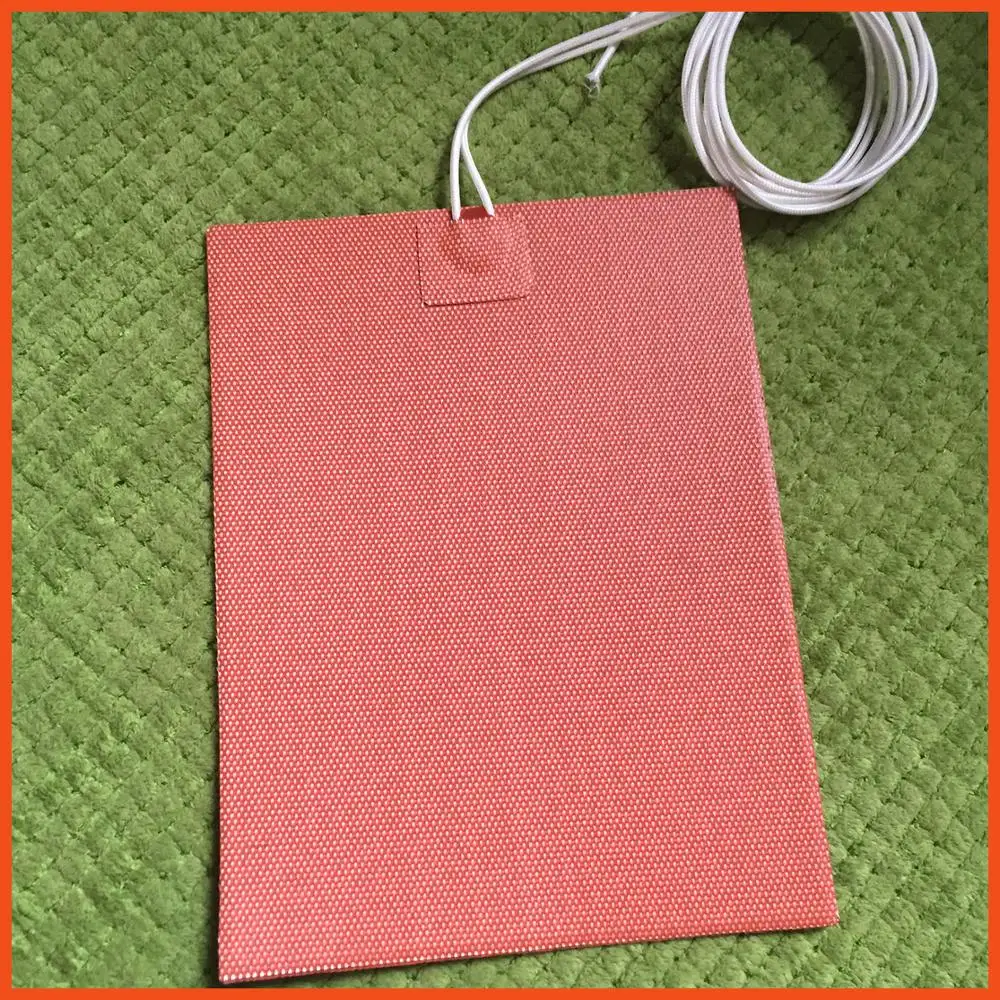 Evrensel Esnek Silikon heater Mat/Pad/Eleman Motor Yağı Tava Isıtıcı, Chafer Isıtıcı, (150mm * 100mm 120 W 220 V) elektrikli ıs