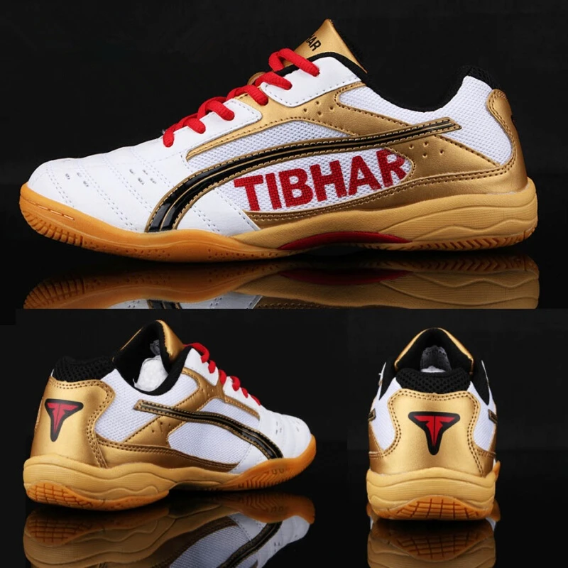 Sports Shoes TIBHAR Table Tennis Shoes Lightweight Comfortable Wear-resistant Professional Ping Pong Sneakers