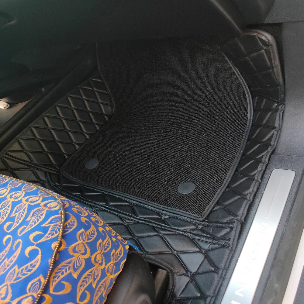 5D tapis de sol voiture pour Toyota Land Cruiser 100 200 кожаный непроницаемый interieur |