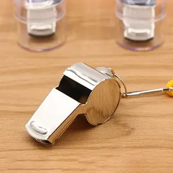 

Referee Sports Training Competition Professional Stainless Steel Metal Whistle Football Basketball Whistle